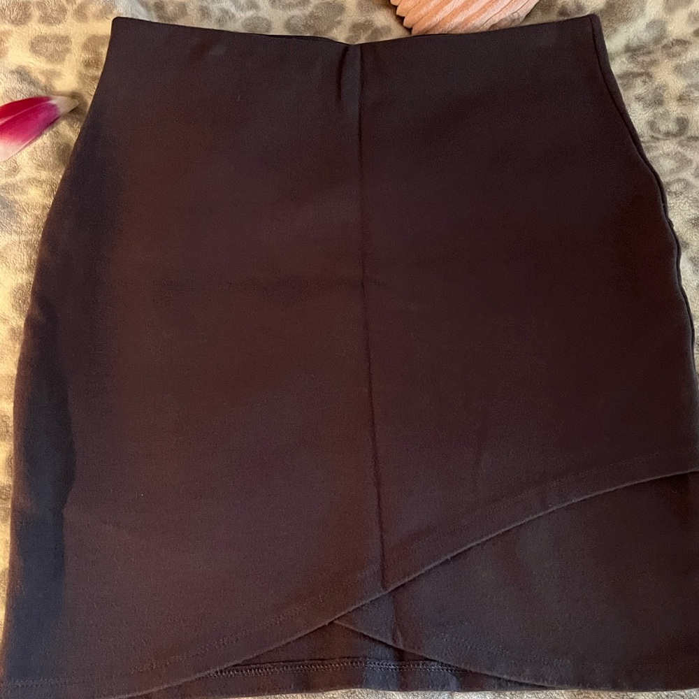 Sunday Best Asymmetrical Gray Skirt